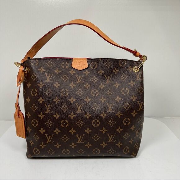 LOUIS VUITTON | Monogram Graceful MM Handbag - Picture 3 of 13